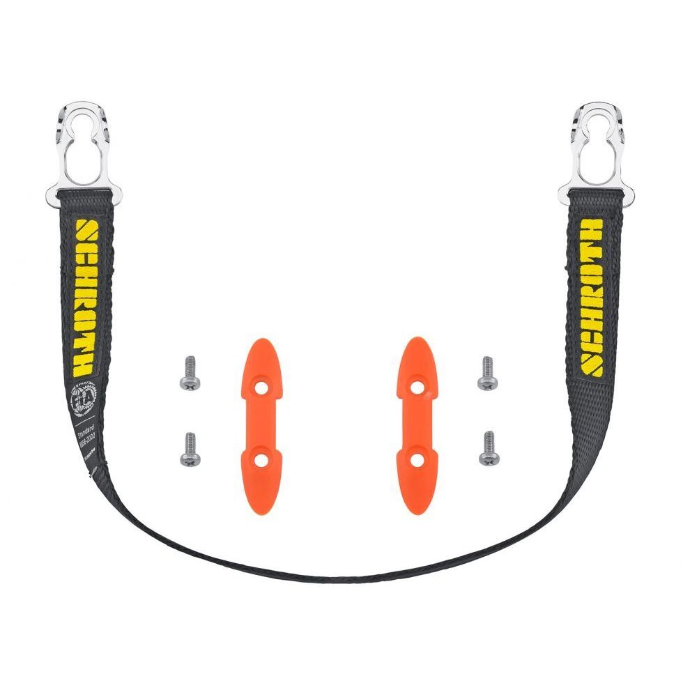 SCHROTH 00030-19 Sliding Tethers HANS (Length: 19“) With SCHROTH Logo Photo-0