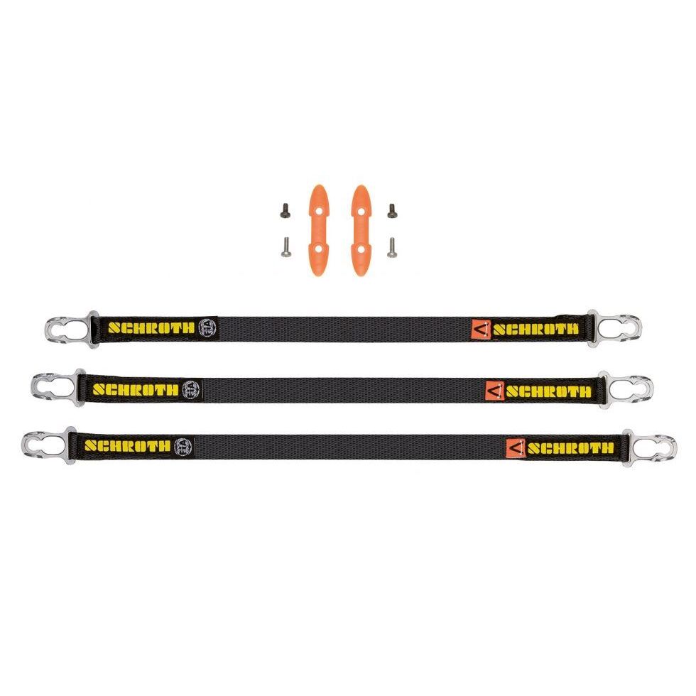 SCHROTH 00030-19 Sliding Tethers HANS (Length: 19“) With SCHROTH Logo Photo-1