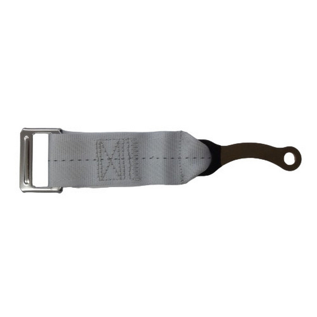 SCHROTH 00169 Replacement End Strap for Rallye 3 ASM, Silver for FORD Fiesta Photo-0