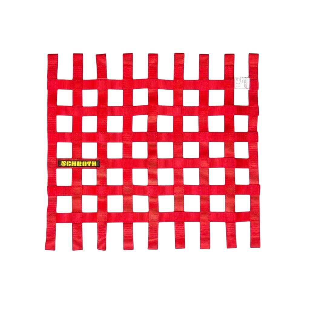 SCHROTH 09053-2 Window Net 400 x 405mm SFI/FIA, Red Photo-0
