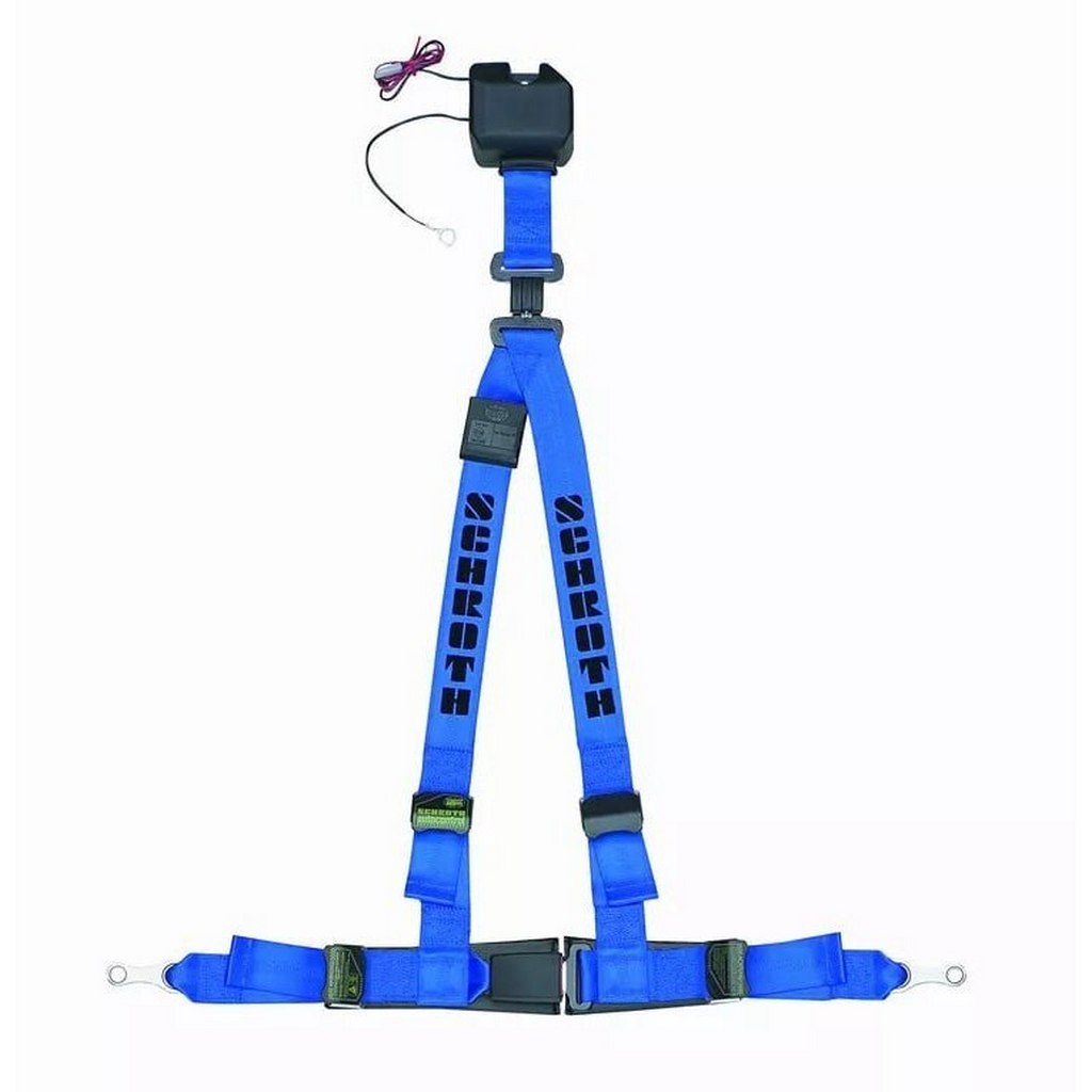 SCHROTH 11511 Seat Belt Autocontrol 2 ASM 3-Point 50mm Right, Blue Photo-0