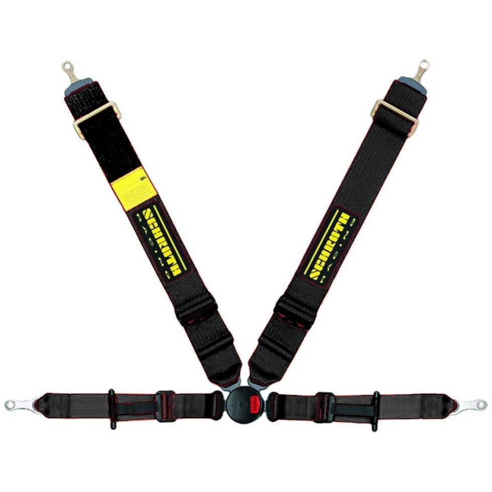 SCHROTH 25070 Seat Belt Profi 2-FE 4-point Right ASM Black Photo-0