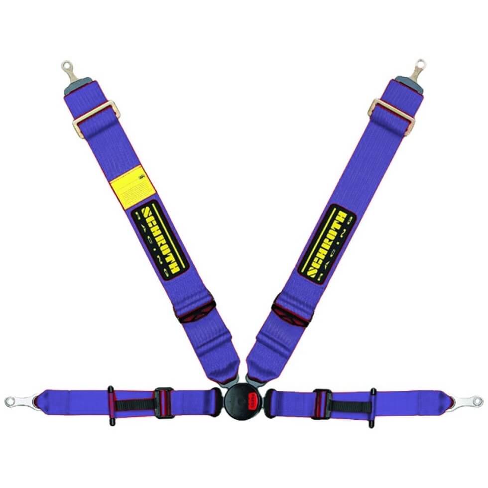 SCHROTH 25170 Seat Belt Profi 2-FE 4-point Right, Asm, ECE, Blue Photo-0