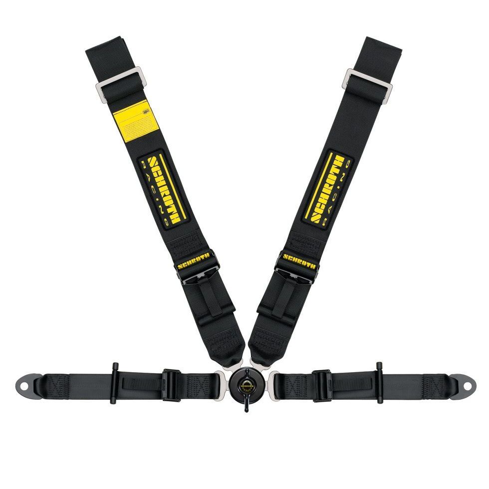 SCHROTH 91159-0 Seat Belt Lotus 2 4-point Right ASM FIA Black Photo-0