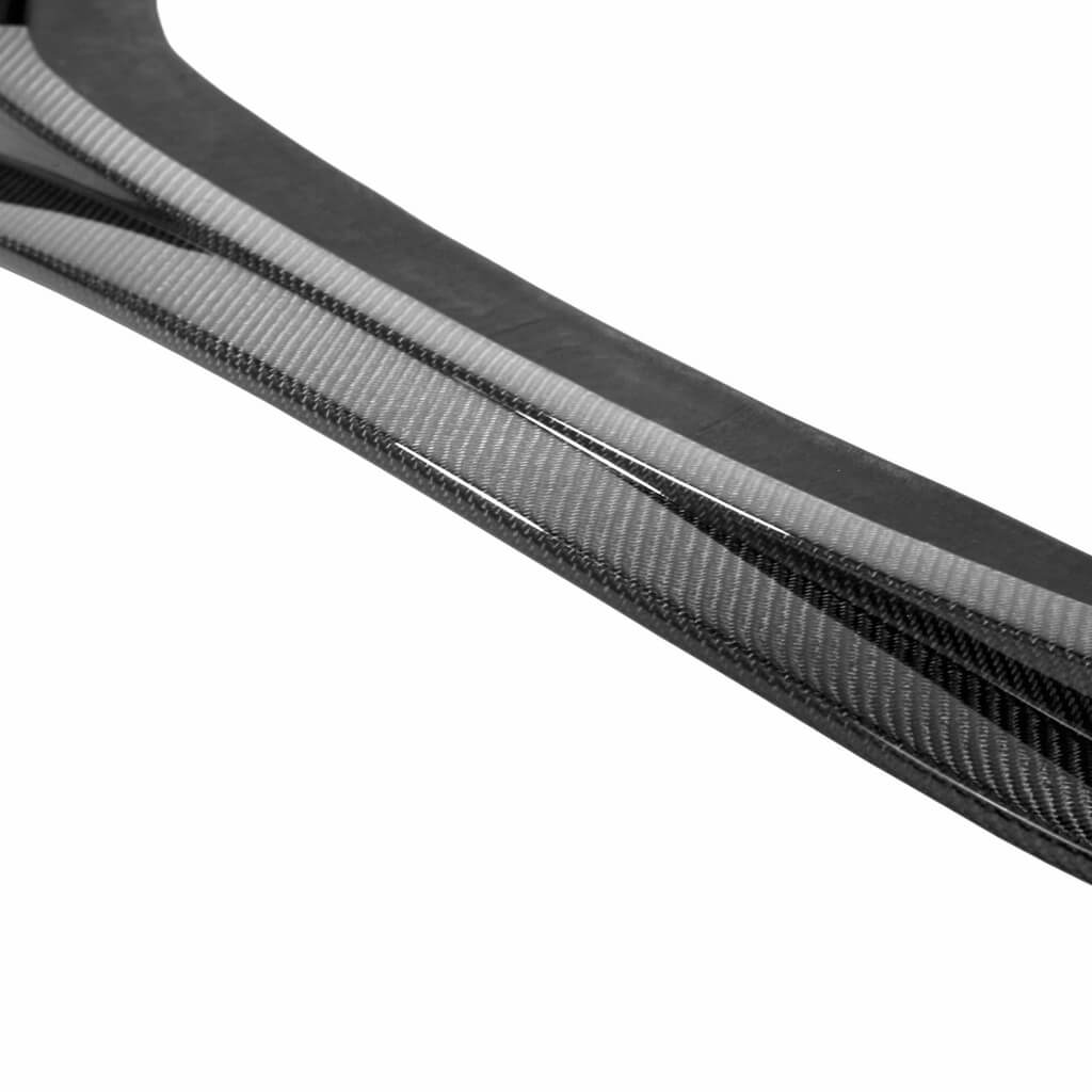 SEIBON FL1213SCNFRS-TB Carbon Fiber Front Bumper Lip TB-Style for SCION FRS 2013-2016 Photo-3