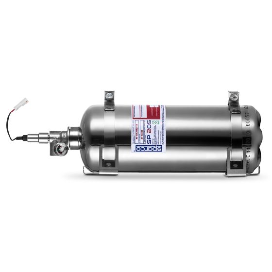 SPARCO 014778EXL2 Extinguisher system SP205, FIA 2000, electric, steel, 2,5l, diam. 110 mm, AFFF Photo-0