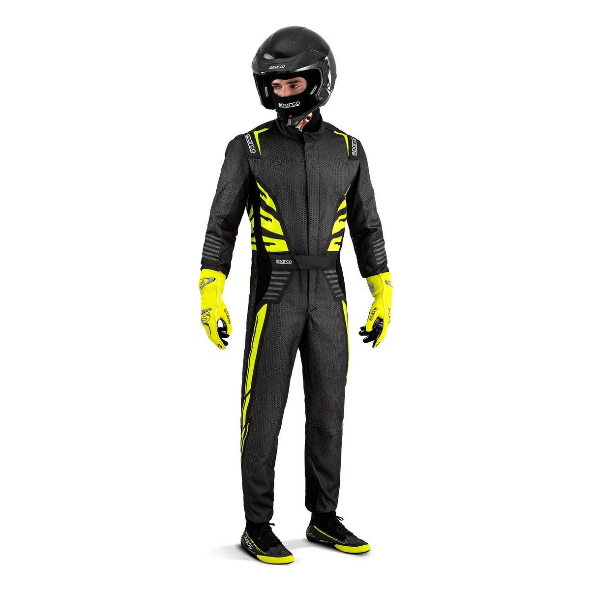 SPARCO 001103058GSGF Racing suit Infinity 5.0 grey / yellow fluo 58 Photo-0