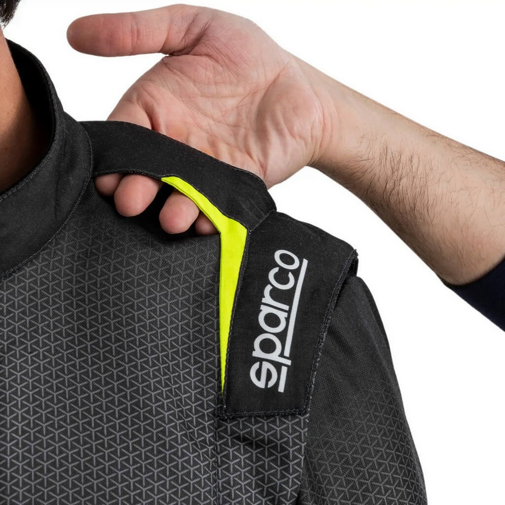 SPARCO 001103058GSGF Racing suit Infinity 5.0 grey / yellow fluo 58 Photo-2