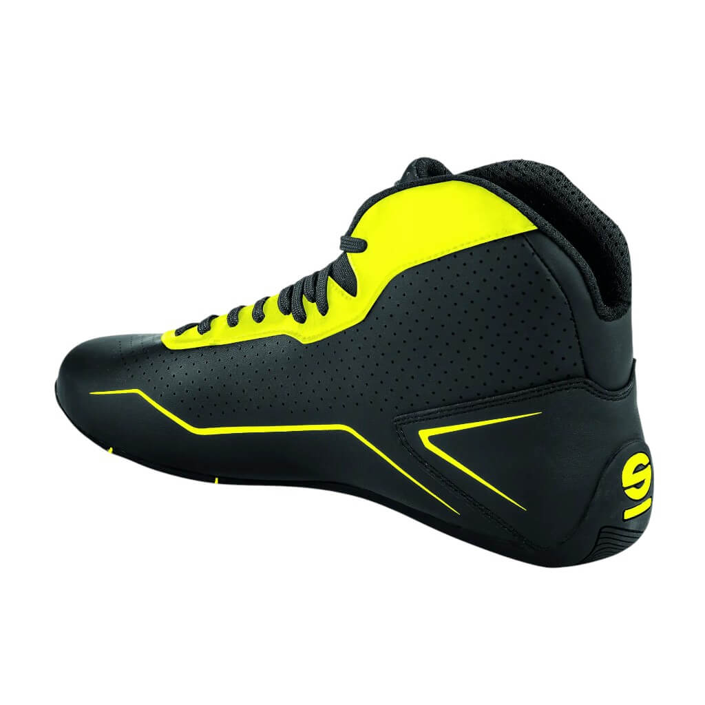 SPARCO 00126937NRGF Karting Shoes K-Pole, Black / Yellow, Size 37 Photo-1