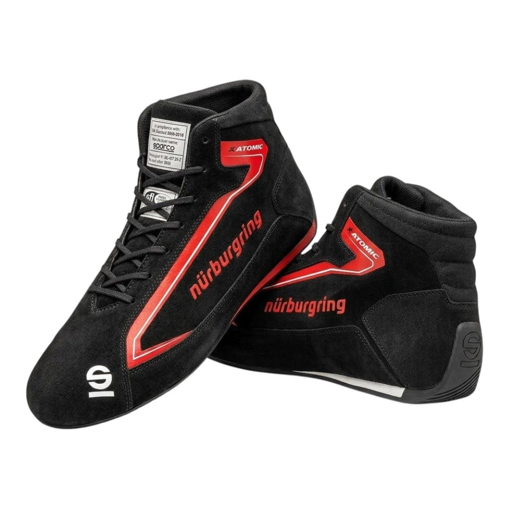 SPARCO 001295SP_NBR45 Shoes Slalom Nurburgring Edition black/red Size 45 Photo-0
