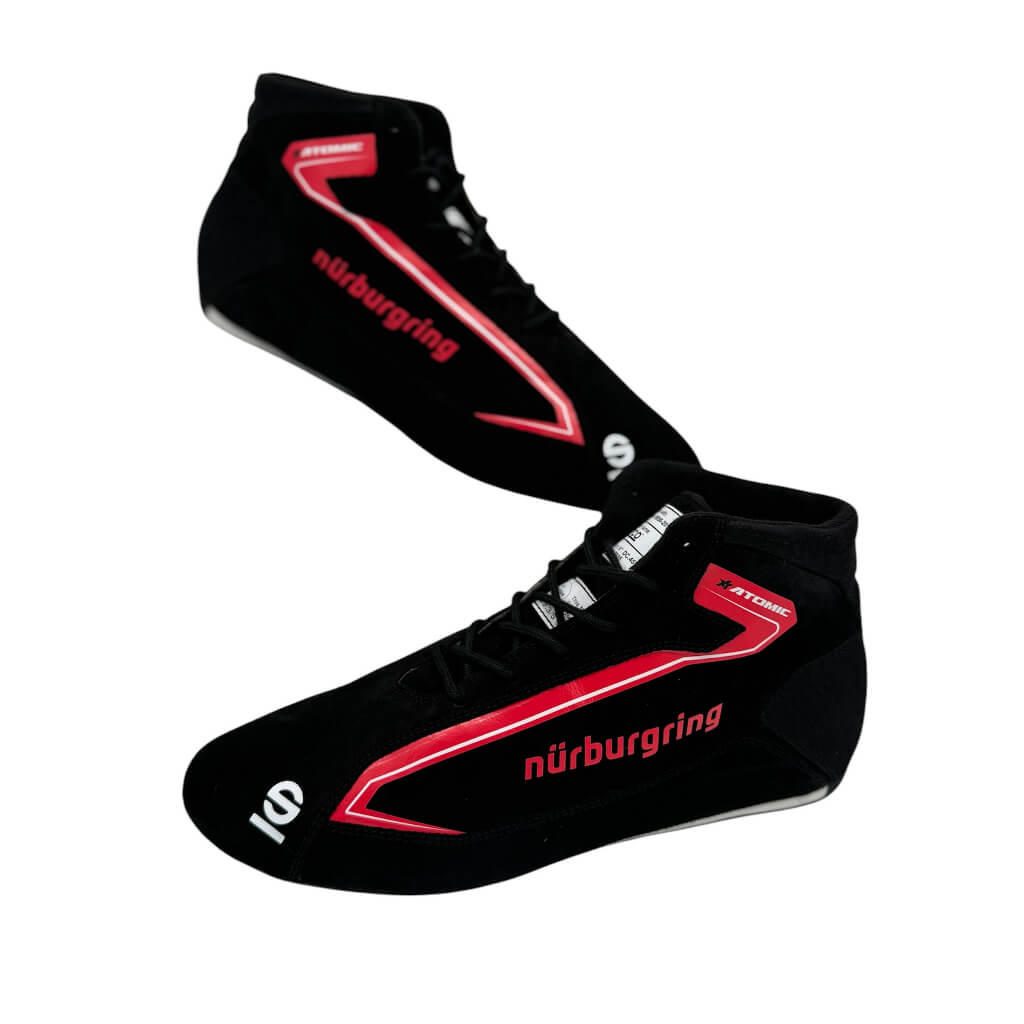 SPARCO 001295SP_25NBR45 Shoes Slalom+ Nurburgring Edition, Black / Red, Size 45 Photo-0