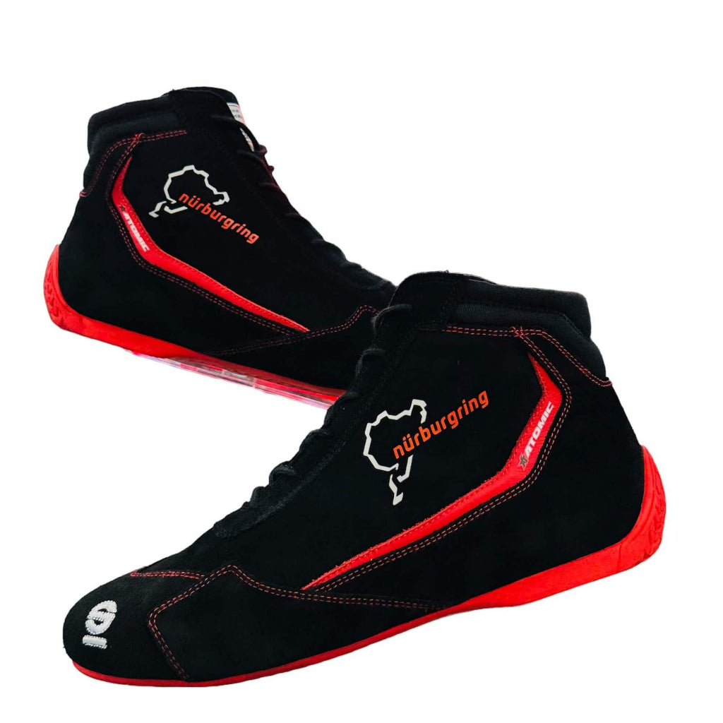 SPARCO 001295SP_NBR44 Shoes Slalom Nurburgring Edition, Black / Red, Size 44 Photo-0