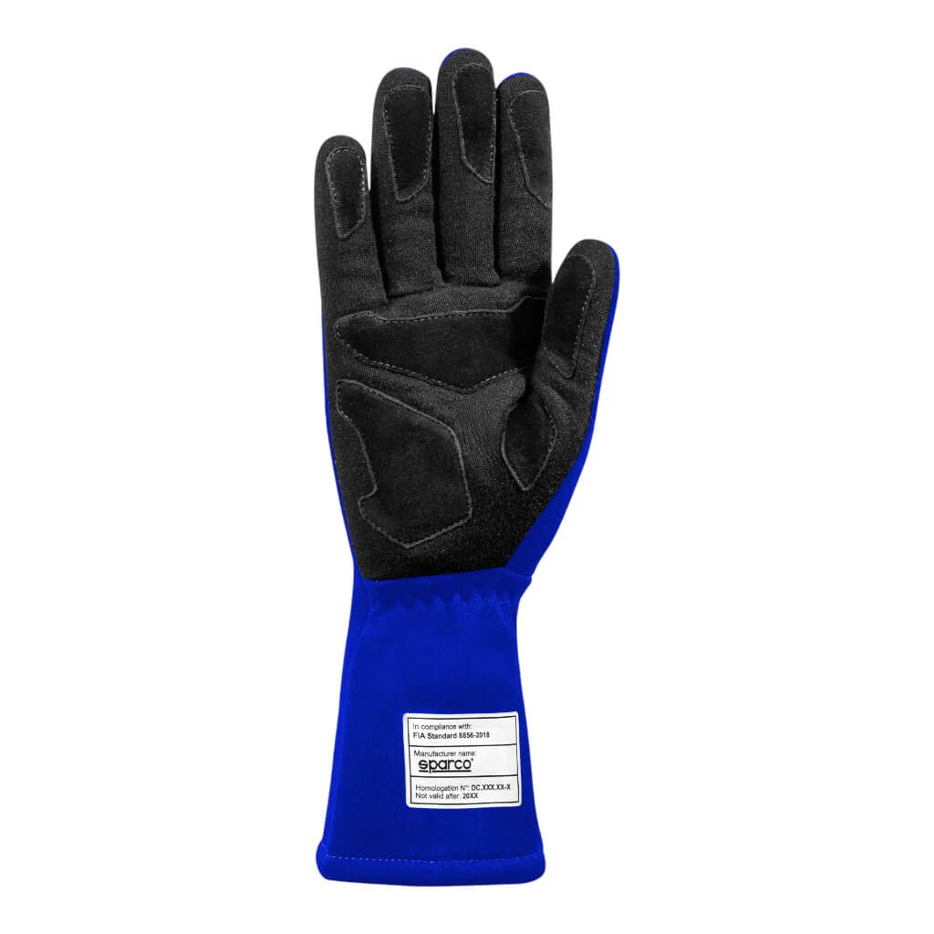 SPARCO 00136606EB Racing Gloves Land 2025, Blue, Size 06 Photo-1
