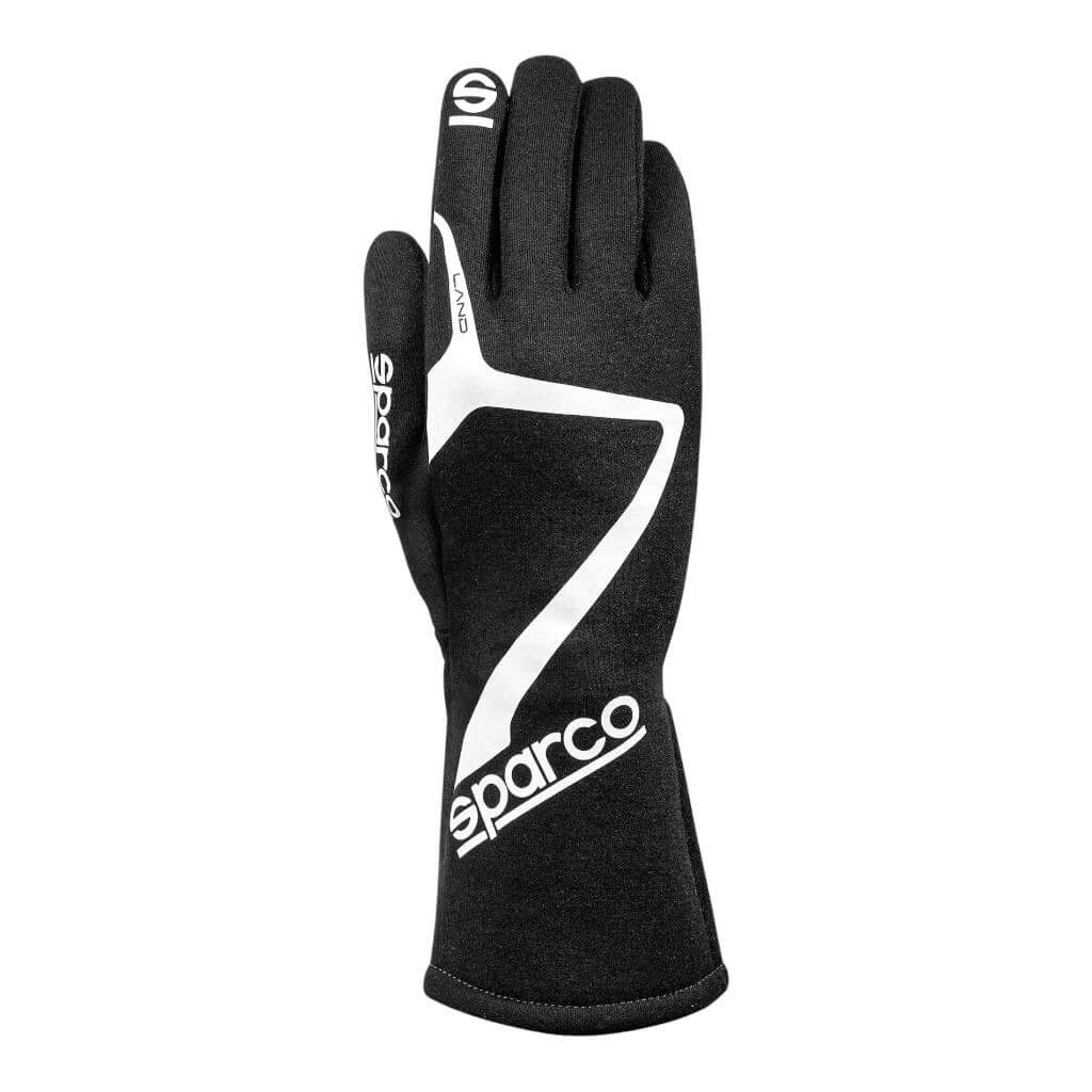 SPARCO 00136606NR Racing Gloves Land 2025, Black, Size 06 Photo-0