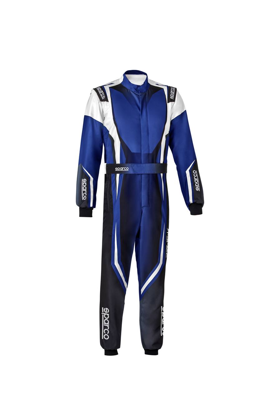 SPARCO 00231054EBNR Karting suit PRIME K 8877-2022 black/blue 54 Photo-0