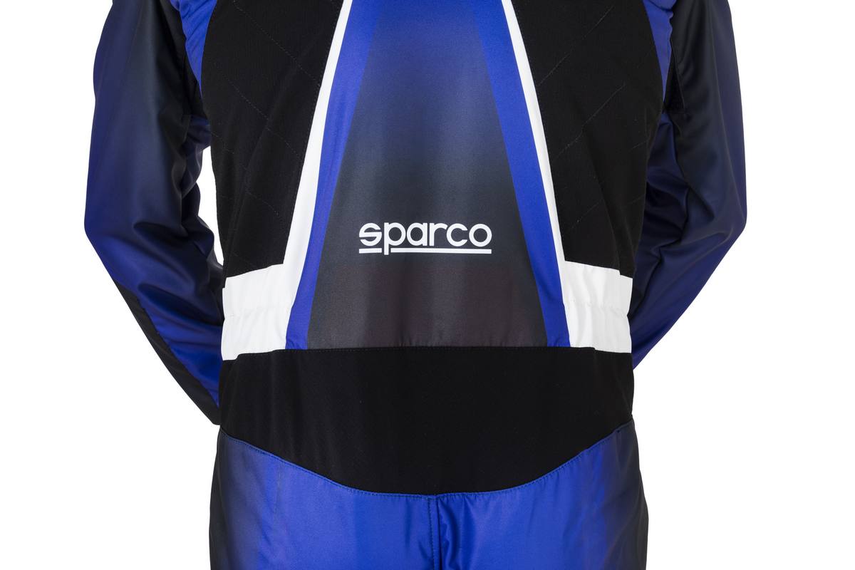 SPARCO 00231062EBNR Karting suit PRIME K 8877-2022 black/blue 62 Photo-2