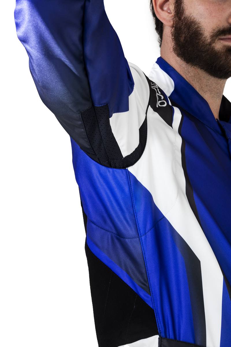 SPARCO 00231044EBNR Karting suit PRIME K 8877-2022 black/blue 44 Photo-4
