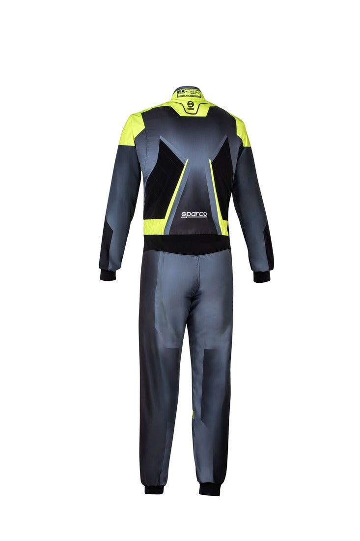 SPARCO 00231048NRGF Karting suit PRIME K 8877-2022 black/yellow 48 Photo-1