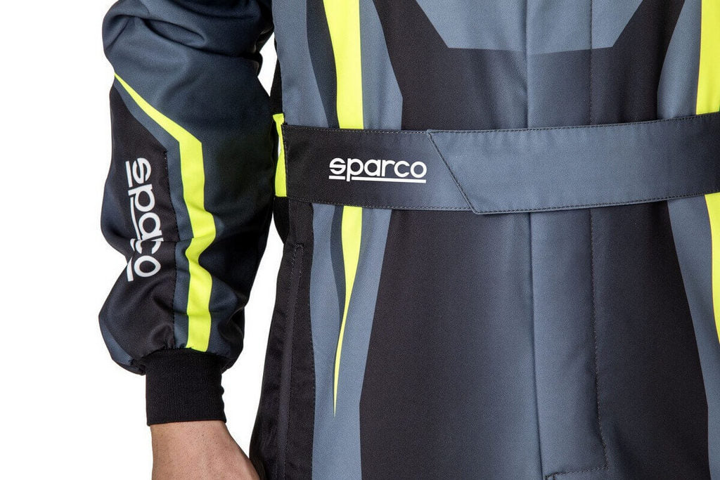SPARCO 00231056NRGF Karting suit PRIME K 8877-2022 black/yellow 56 Photo-2