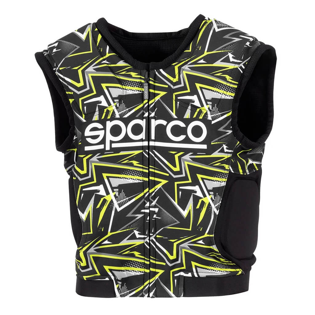 SPARCO 002402KNRGF5XXL Rib Protector SJ Pro K-3, Black/Yellow, Size 2XL Photo-0