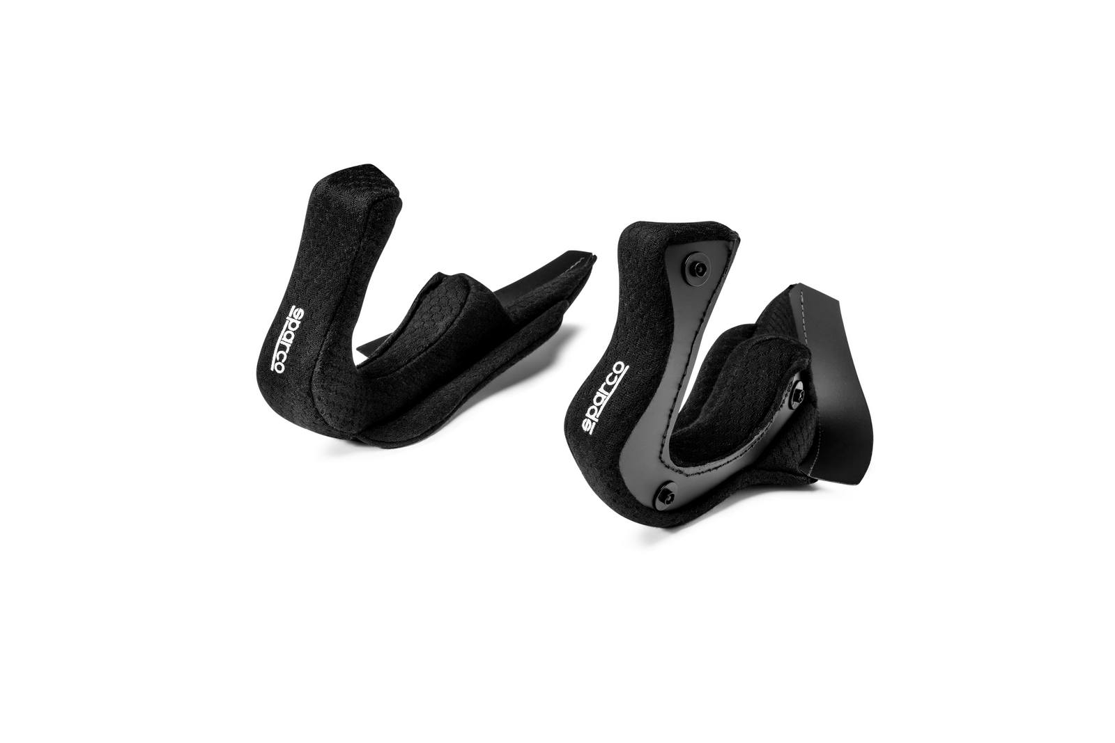 SPARCO 0032RJ03NR25 Cheek padding PRIME open face 8860 black 25mm Photo-0