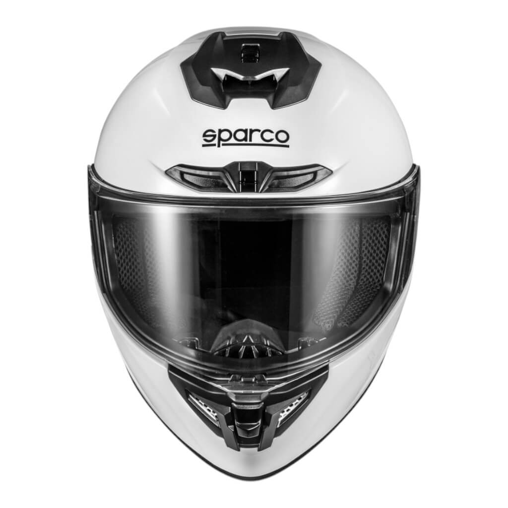 SPARCO 003378BI0XS Full-Face Racing Helmet X-Pro ECE06, White, Size XS Photo-1