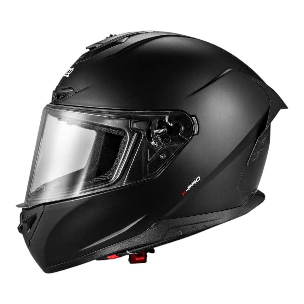 SPARCO 003378NR0XS Full-Face Racing Helmet X-Pro ECE06, Black, Size XS Photo-2