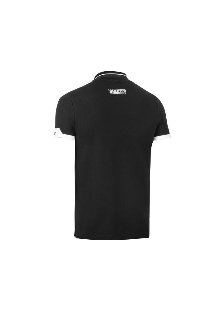 SPARCO 013036NR3L Polo zip black L Photo-1