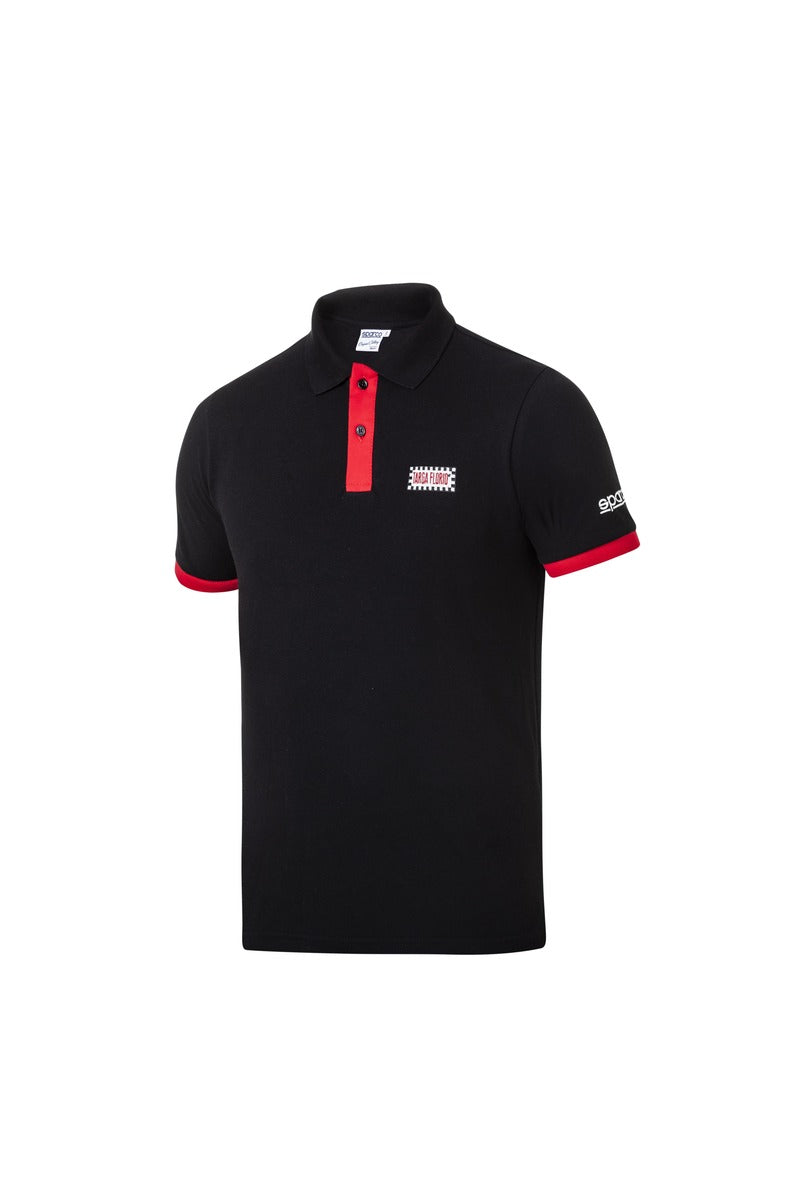 SPARCO 013040TFNRRS3L Polo TARGA FLORIO #P1 black/red L Photo-0
