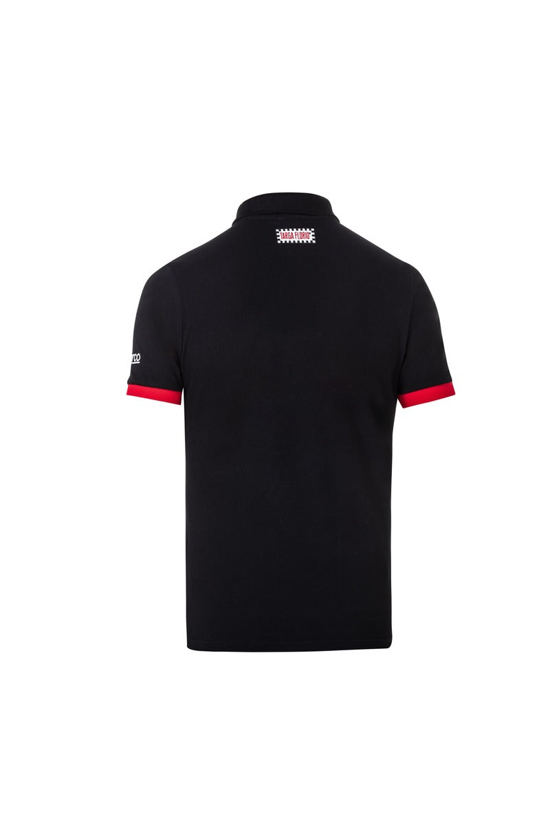 SPARCO 013040TFNRRS3L Polo TARGA FLORIO #P1 black/red L Photo-1