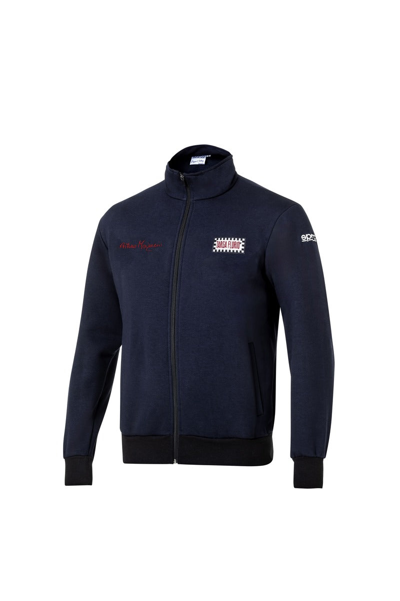 SPARCO 013046AMBM2M Full zip SWEATSHIRT TF ARTURO MERZARIO #AM3 navy blue M Photo-0