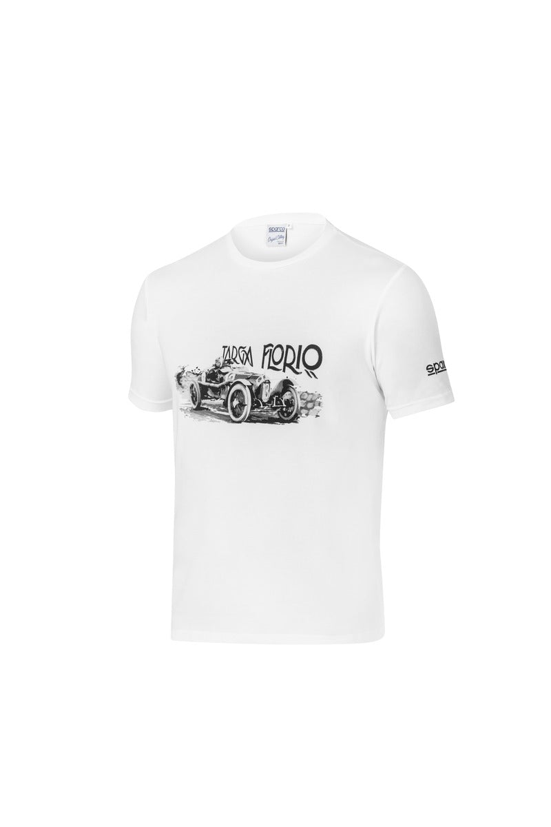 SPARCO 013047TFBI4XL T-shirt TARGA FLORIO #T2 white XL Photo-0