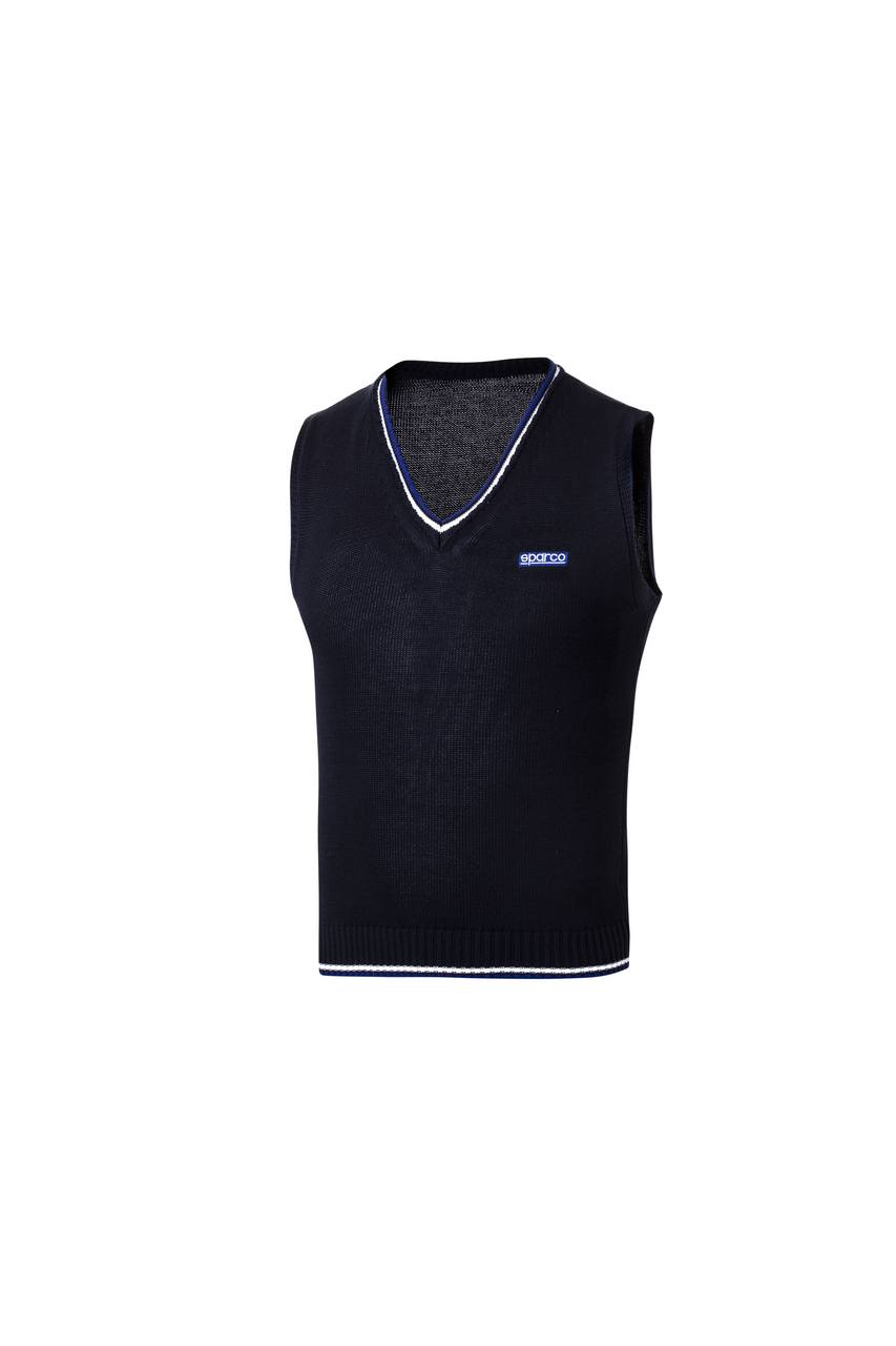 SPARCO 013052BM2M Knitted cotton vest navy blue M Photo-0