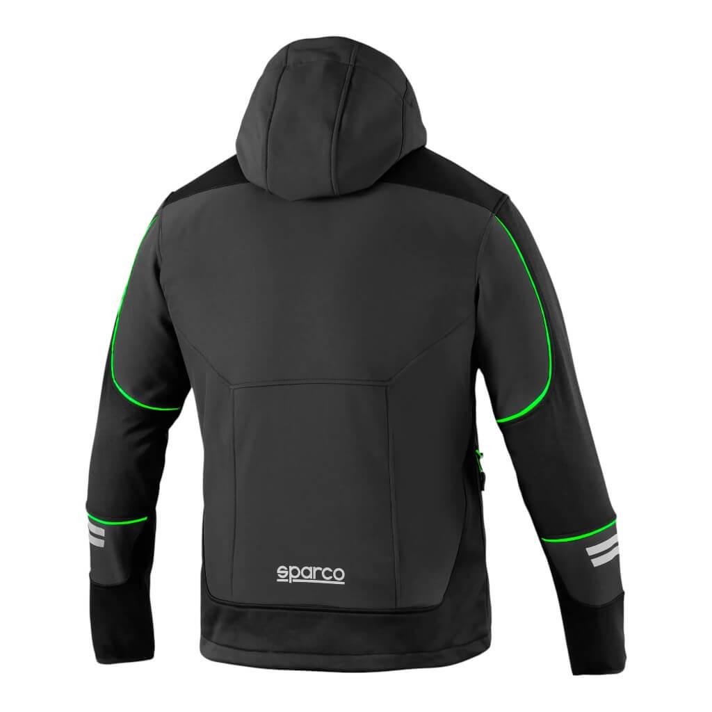 SPARCO 02412GSVF7XXX Soft-Shell Tech York, Grey/Fluo Green, Size 4XL Photo-1