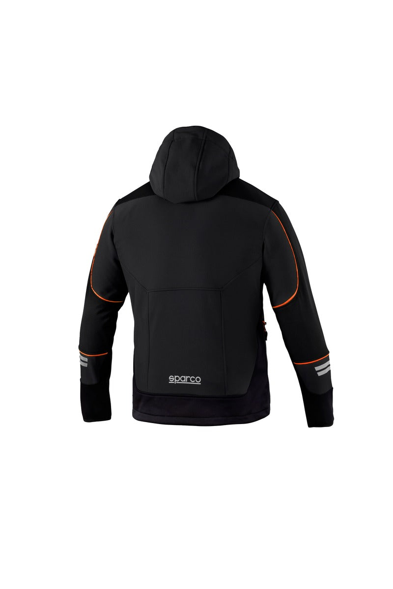 SPARCO02412NRAF3L Mechanic's tech Soft-shell TW black/orange L Photo-1