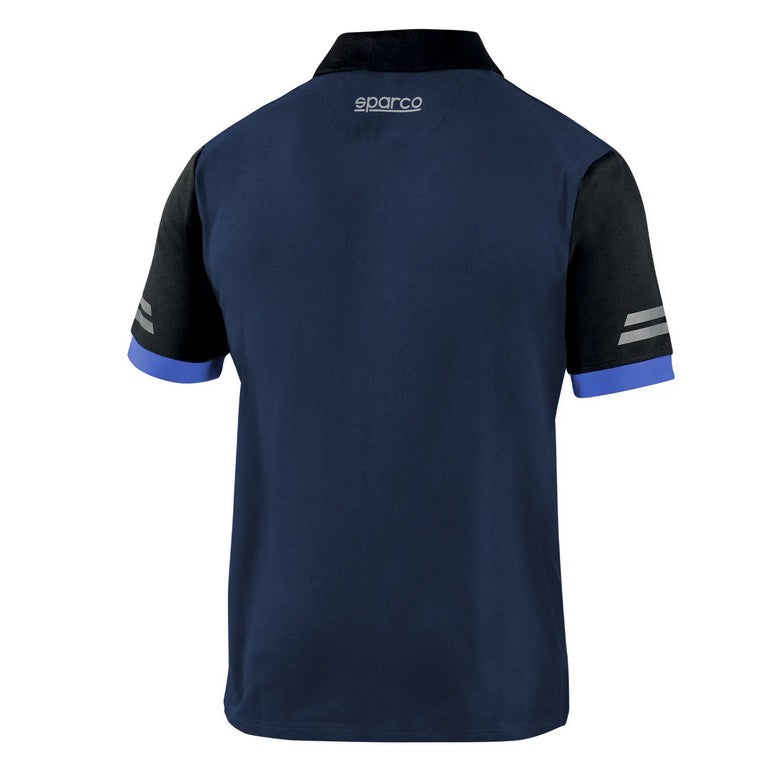 SPARCO 02415BMAZ0XS Polo Tech Toledo blue marine/light blue XS Photo-1