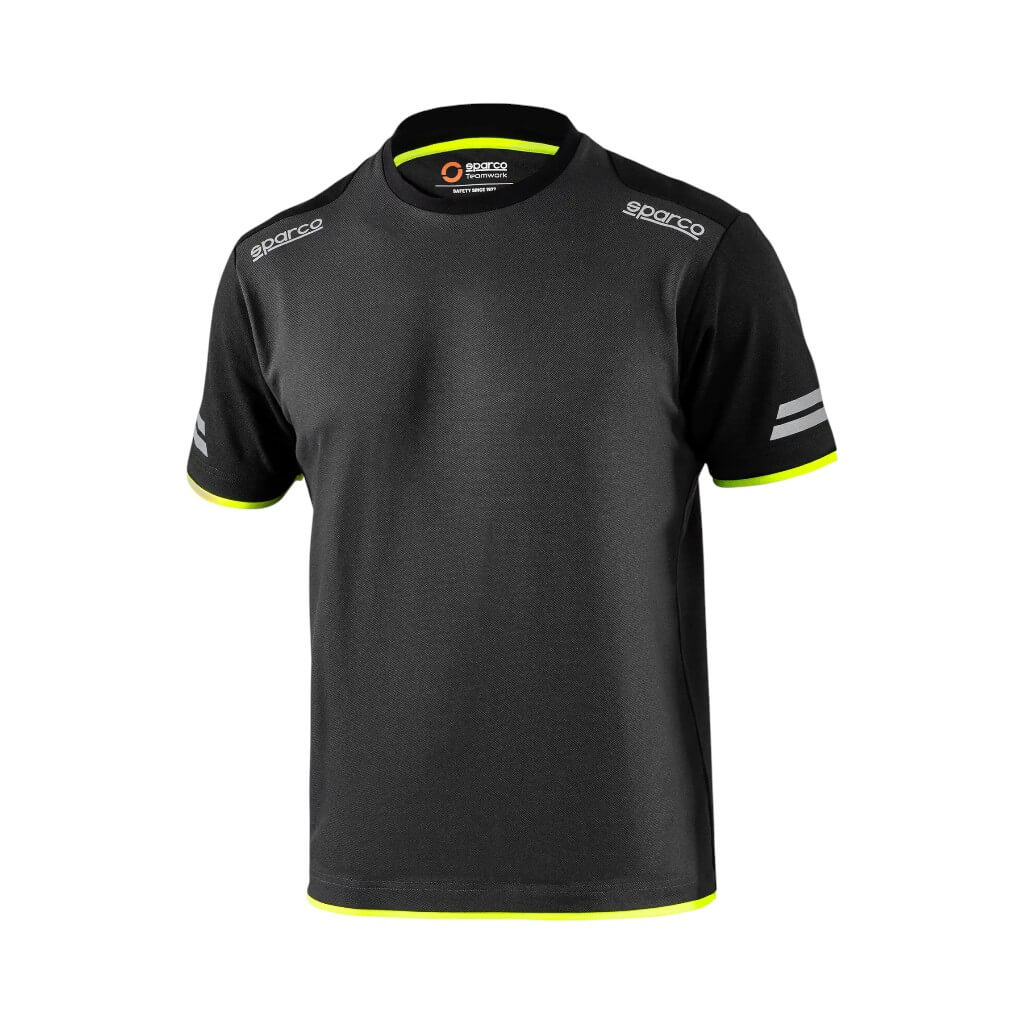 SPARCO 02416GSGF7XXX T-Shirt Tech Tucson, Grey/Yellow, Size 4XL Photo-0