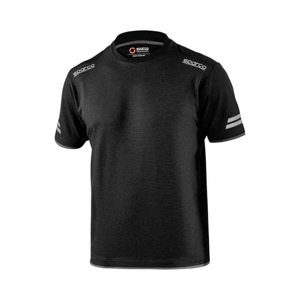 SPARCO 02416NRGS7XXX T-Shirt Tech Tucson, Black/Grey, Size 4XL Photo-0