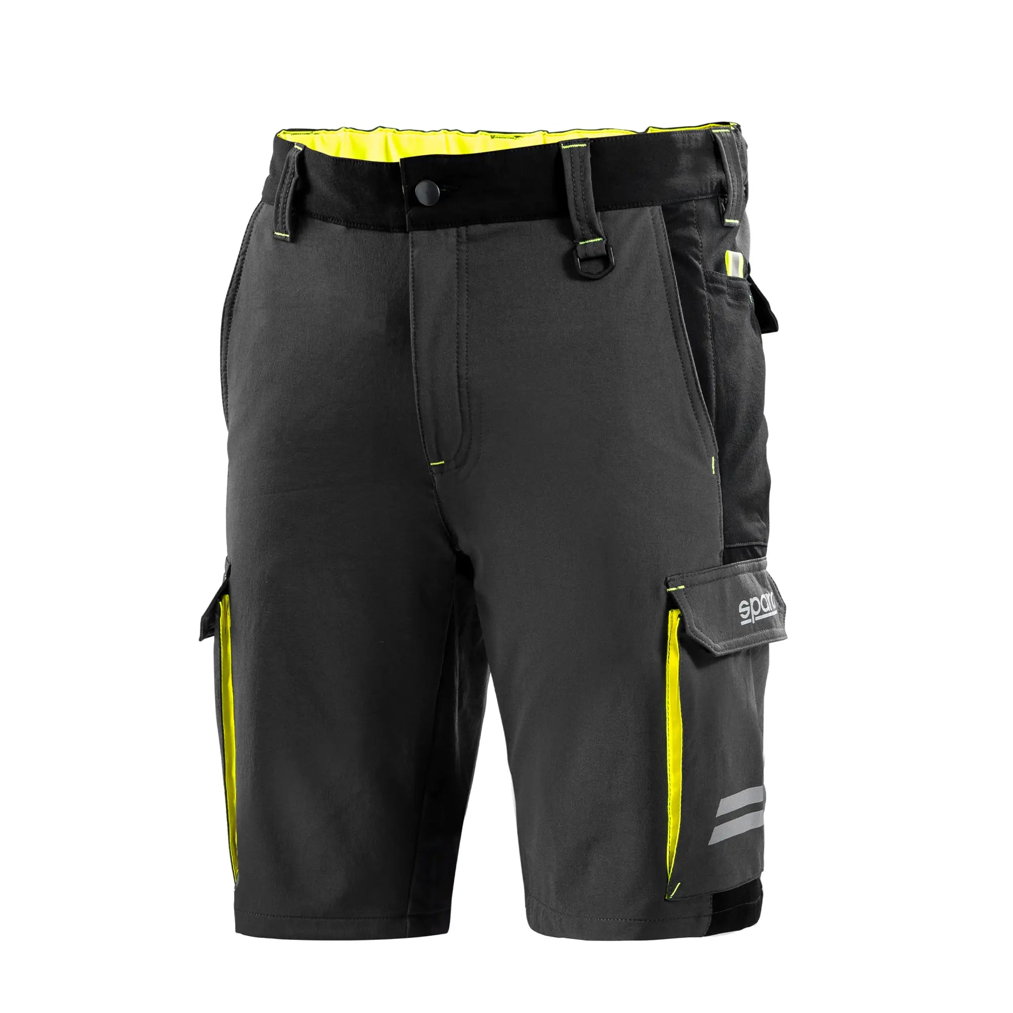 SPARCO 02418GSGF0XS Shorts Tech Atlanta grey / yellow fluo XS Photo-0