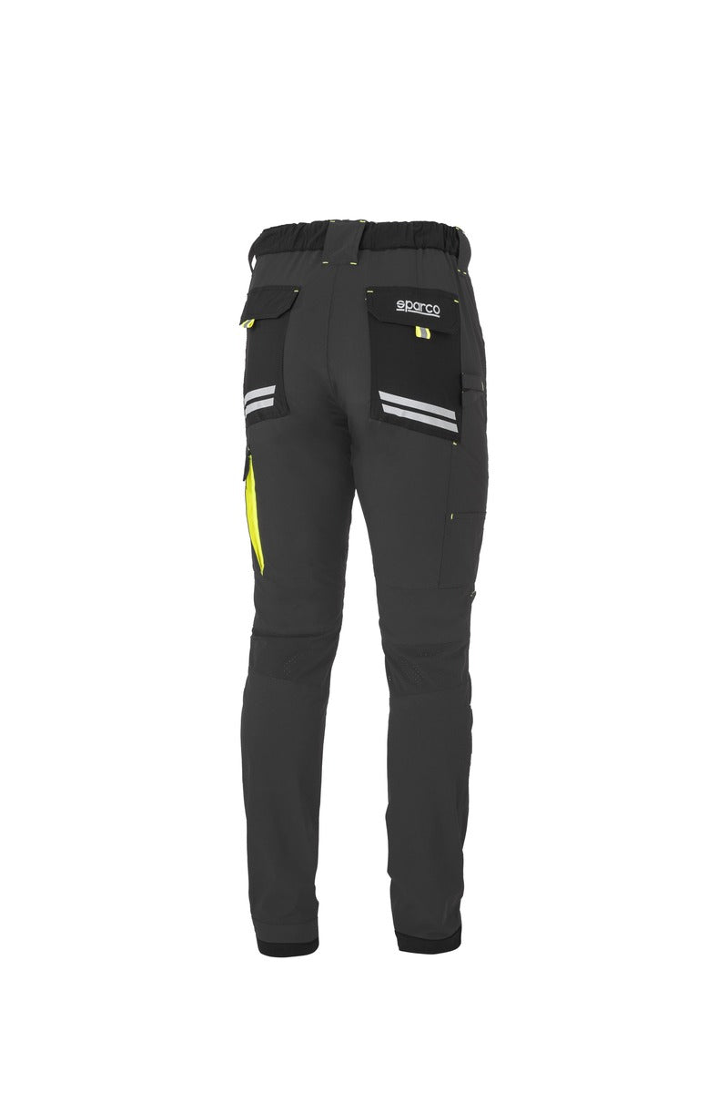 SPARCO 02425GSGF1S Mechanic's tech light trousers TW grey/yellow S Photo-1
