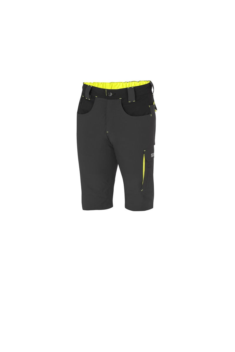 SPARCO 02428GSGF4XL Mechanic's tech light shorts TW grey/yellow XL Photo-0