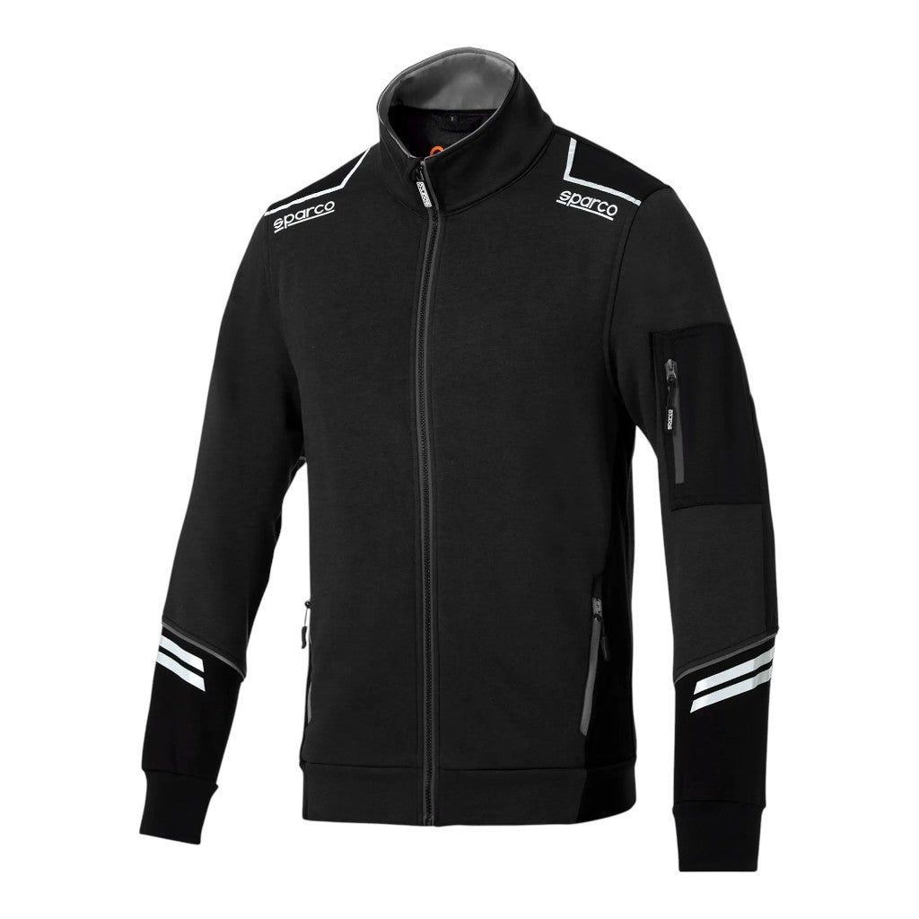 SPARCO 02429NRGS7XXX Full Zip Sweatshirt Tech Alabama, Black/Grey, Size 4XL Photo-0
