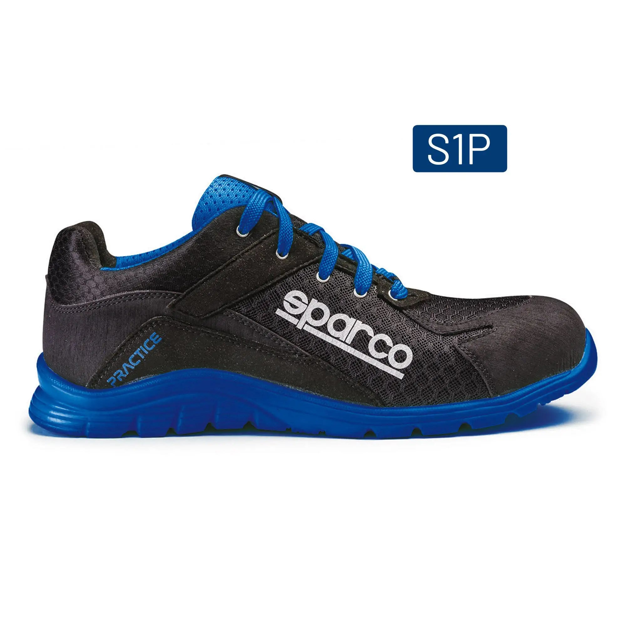 SPARCO 0751745NRAZ Shoes Practice Nelson Black/Light Blue 45 Photo-0