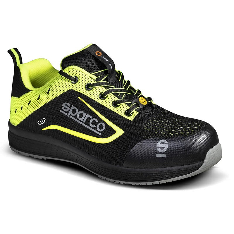 SPARCO 0752639NRGF Shoes Cup Nurburg S1P Black/Yellow fluo 39 Photo-0