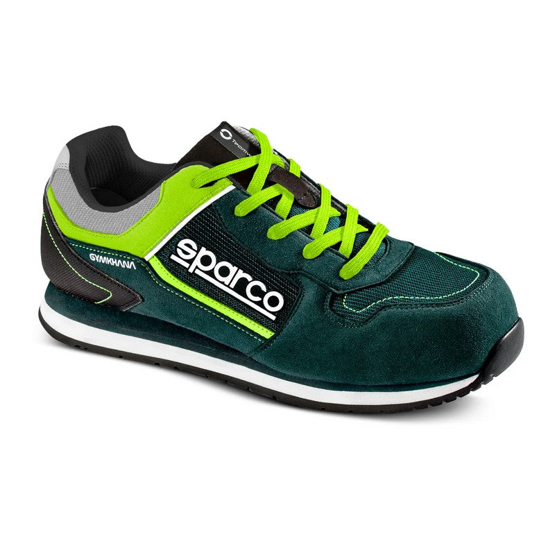 SPARCO 0752747VSLI Shoes Gymkhana Seb S1P dark green/lime 47 Photo-0