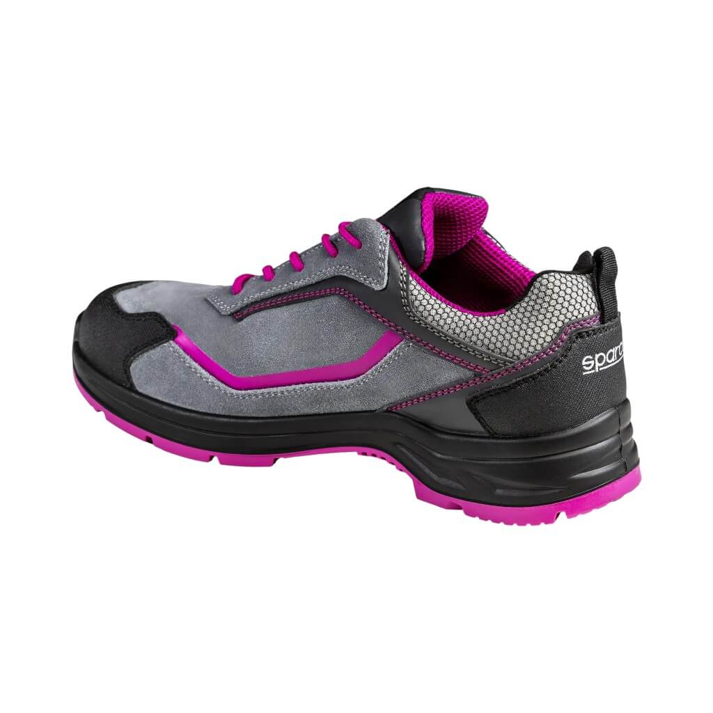 SPARCO 0753747GRFU Mechanics Shoes Indy Danica S3 ESD, Grey/Fuchsia, Size 47 Photo-1