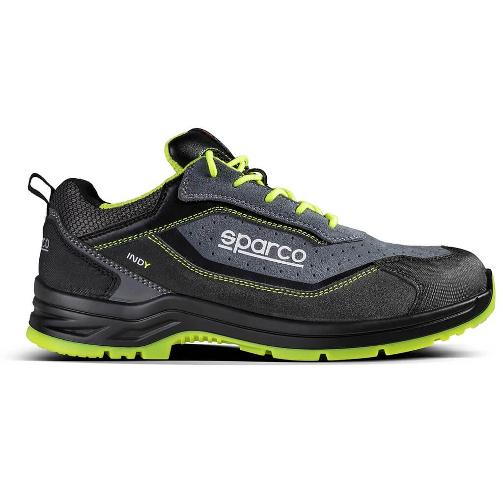 SPARCO 0753837GSGF Shoes Indy Texas S1P ESD grey / yellow fluo 37 Photo-2
