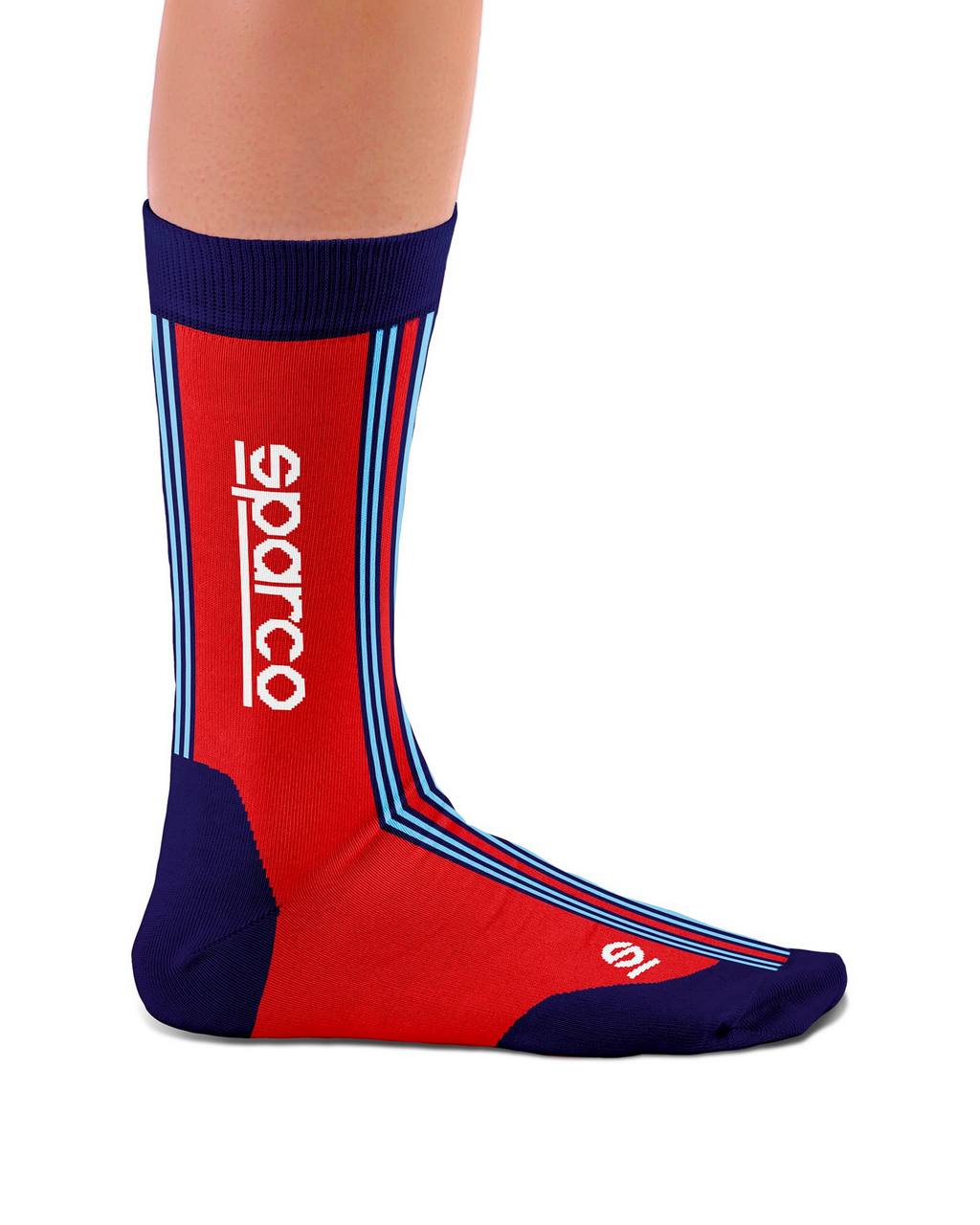 SPARCO 099145MRRSBMN1 Iconic design socks MARTINI RACING navy blue/red 36-40 Photo-0