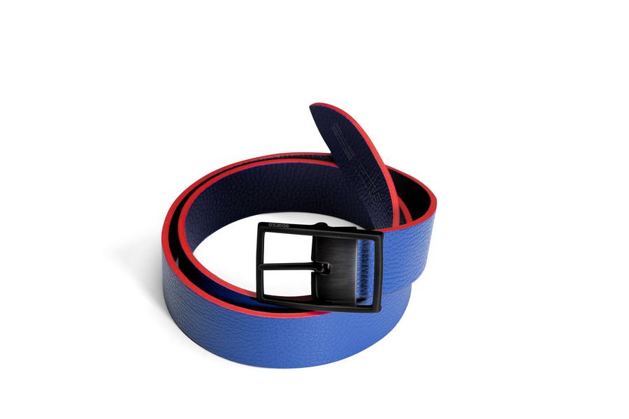 SPARCO 099149MRN2 Leather belt double face MARTINI RACING 105 cm Photo-1