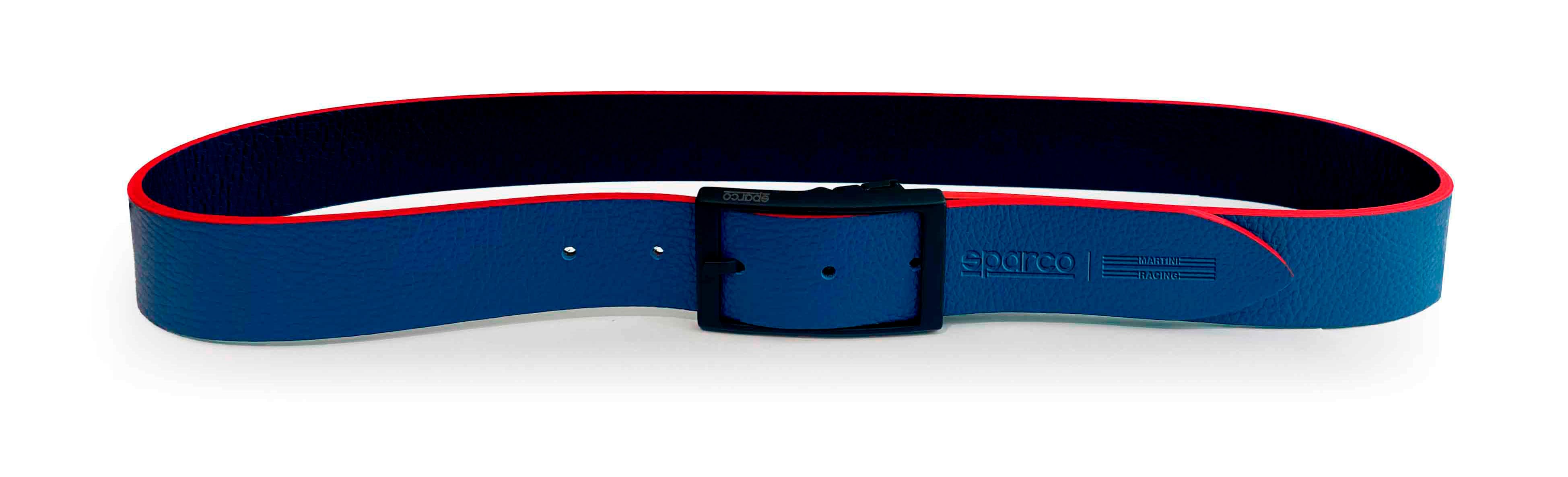 SPARCO 099149MRN1 Leather belt double face MARTINI RACING 95 cm Photo-2